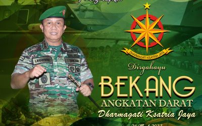 Gubernur Akademi Militer Beserta Keluarga Besar Akademi Militer Mengucapkan dirgahayu BEKANG ANGKATAN DARAT “Dharmagati Ksatria Jaya”