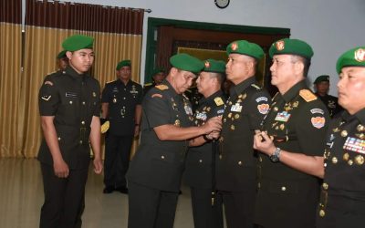 Serah Terima Jabatan di Akademi Militer