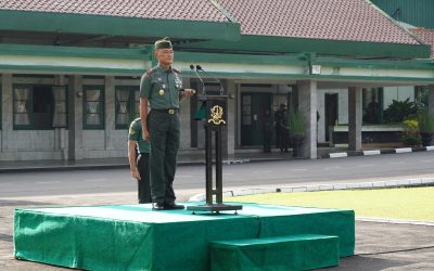 Gubernur Akademi Militer Pimpin Acara Laporan Kesiapan Latihan OJT Taruna Akademi Militer Tingkat I/Koptar TP 2022/2023