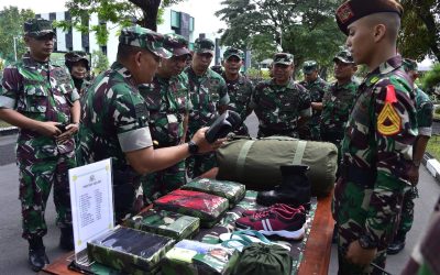 Danmentar Brigjen TNI Dwi Sasongko Terima Laporan Kesiapan Latihan Praktik Jabatan (OJT) Taruna Akmil TP 2023/2024