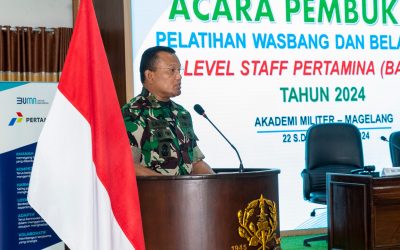 Wakil Gubernur Akmil Buka Latihan Wawasan Kebangsaan Pertamina