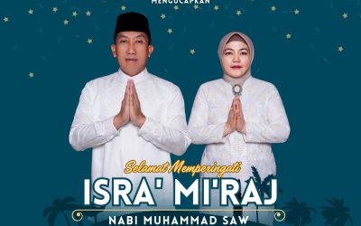 Gubernur Akademi Militer Beserta Persit Kartika Chandra Kirana PCBS Akmil dan Keluarga Besar Akademi Militer Mengucapkan Selamat Memperingati Isra’ Mi’raj “Nabi Muhammad SAW 27 Rajab 1445 H / 2024 M”.