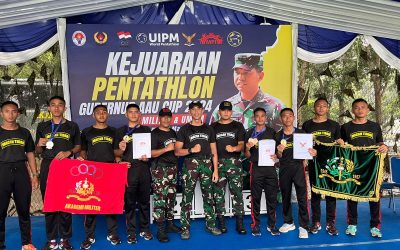 Kejayaan Tim Pentathlon Akmil di Piala Gubernur AAU 2024