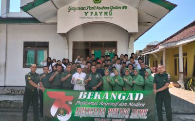 Peringati HUT Ke-75 Bekang Akmil Santuni Anak Yatim