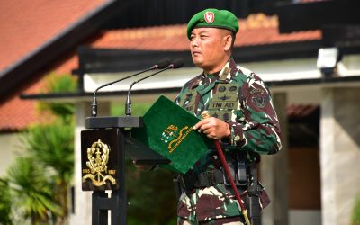 Danmentar Akmil Pimpin Upacara Bendera Minggu Pertama di Bulan April 2024