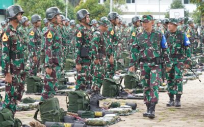 Danmentar Akmil Terima Laporan Kesiapan Latihan Pramuka Yudha Taruna Tingkat II/Sertar