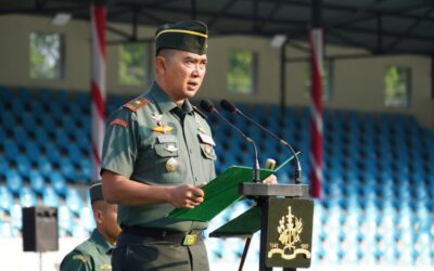 Danmentar Akmil Pimpin Upacara Bendera Minggu Terakhir Bulan Agustus 2025
