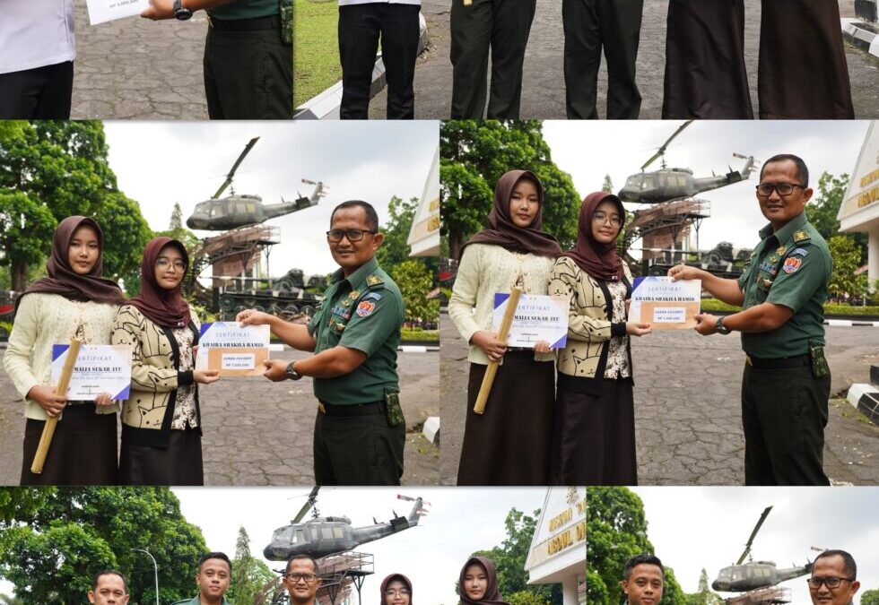 Kapen Akmil Serahkan Penghargaan Lomba Video Konten HUT ke-68 Akademi Militer