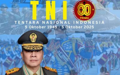 Gubernur Akademi Militer dan Keluarga Besar Akademi Militer Mengucapkan Dirgahayu TNI Ke-80 Tahun.