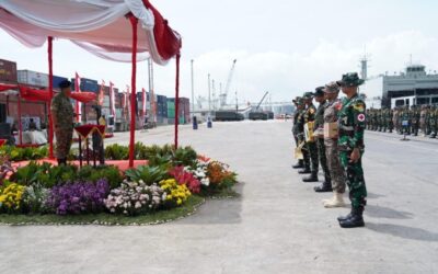 Danjen Akademi TNI Pimpin Upacara Pembukaan dan Pemberangkatan Satgastar Latsitardanus XLVI Tahun 2026