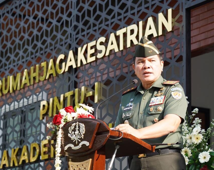 Gubernur Akmil Resmikan Rumah Jaga Kesatrian Telah Direnovasi Bersama Akmil–BNI