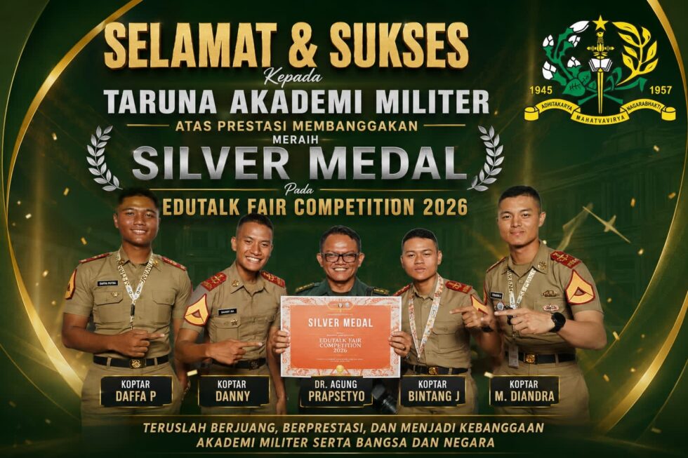 Menjawab Tantangan Era Digital, Taruna Akmil Raih Silver Medal Nasional melalui Gagasan Cyber Resilience